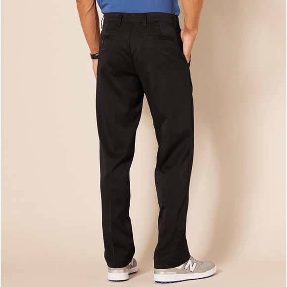 Amazon Essentials Men's Classic-Fit Stretch Tech Golf Pant 34x33 Black - Picture 4 of 9